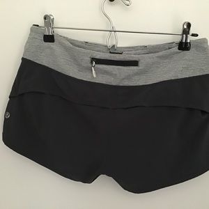 Lululemon Grey Running Shorts